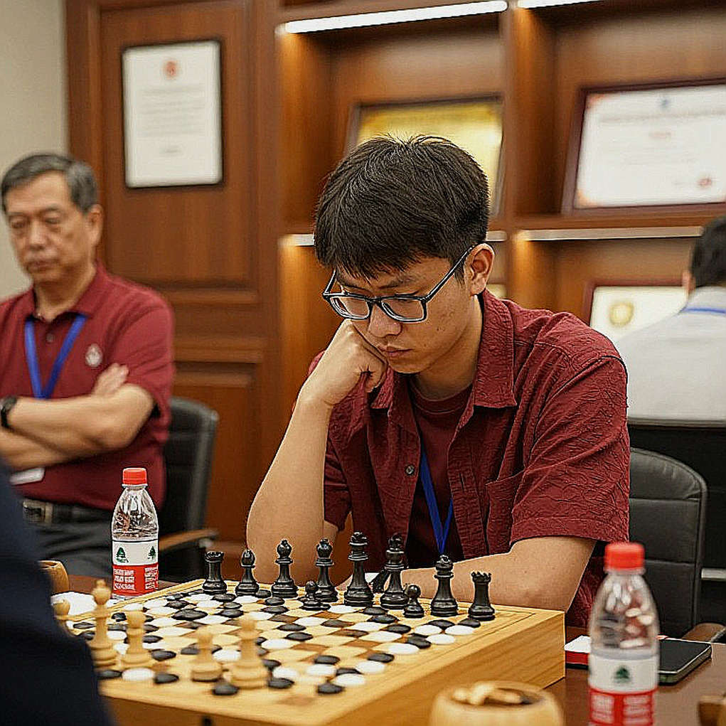 Bodhana Sivanandan, 11 tuổi, 6/7 điểm và hệ số biểu diễn 2504 tại Olympiad cờ vua Samarkand 2026
